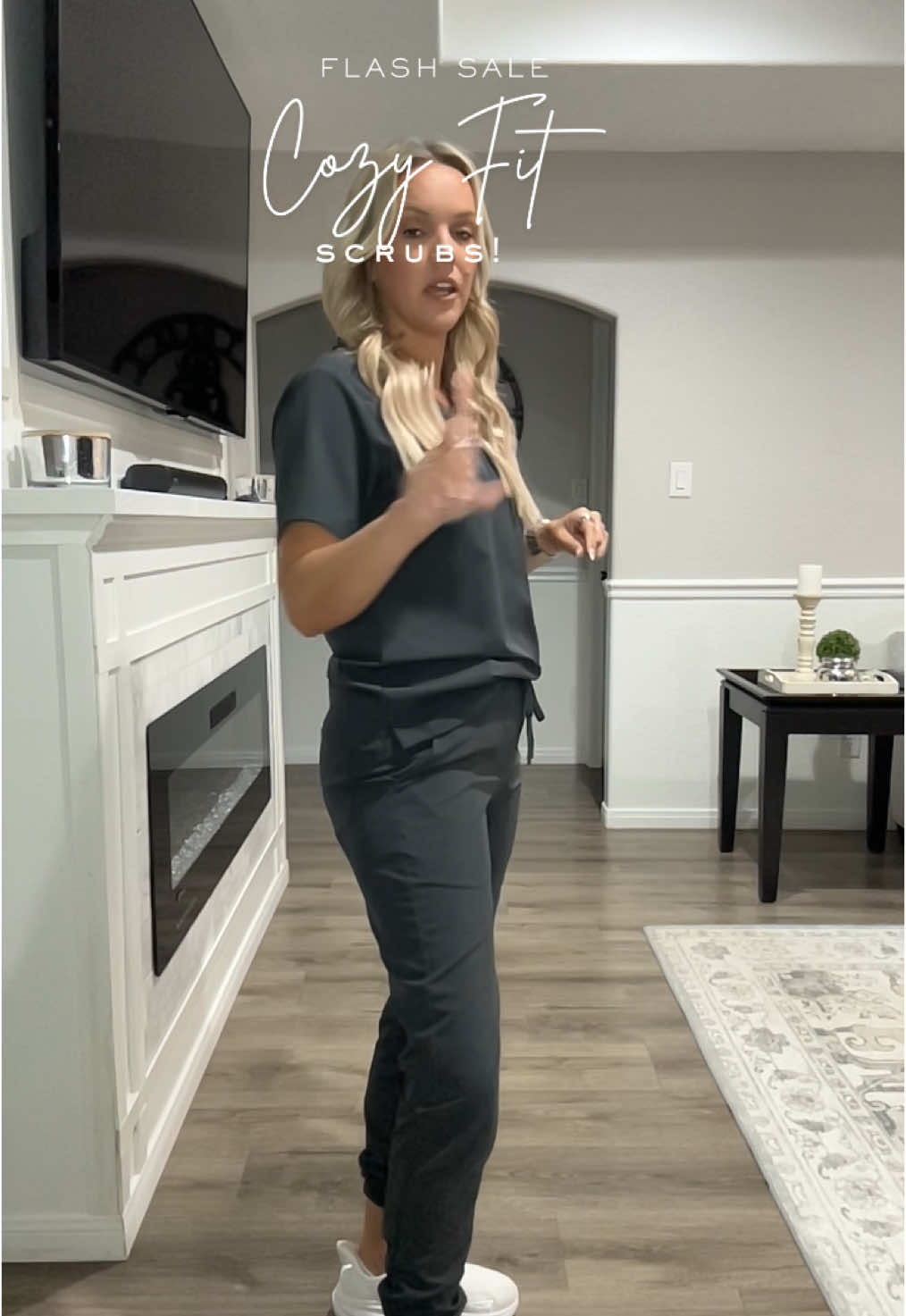 I’m telling y’all these scrubs are so good and on a big flash sale right now!  #KimberlyAnnBrock #Scrubs #ScrubLife @Cozyfit 