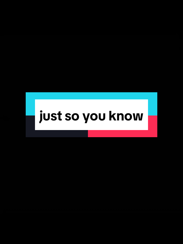 this song<<< #just so you know? #foryou #fypシ゚ 