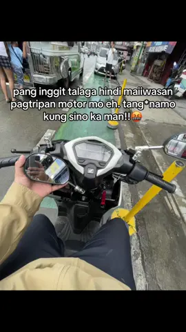 ingat kayo sa sm fairview parking. dami natitrip ng motor don tangina hahah binali ng pilit yung side mirror ko ginasgasan pa yung panel ng motor ko. pag inggit wag mang hila pababa mga tol!!