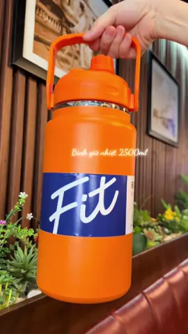 Bình fit giữ nhiệt 2500ml#binhgiunhiet #2500ml #binhnuoc #xhtiktok #videoviral 