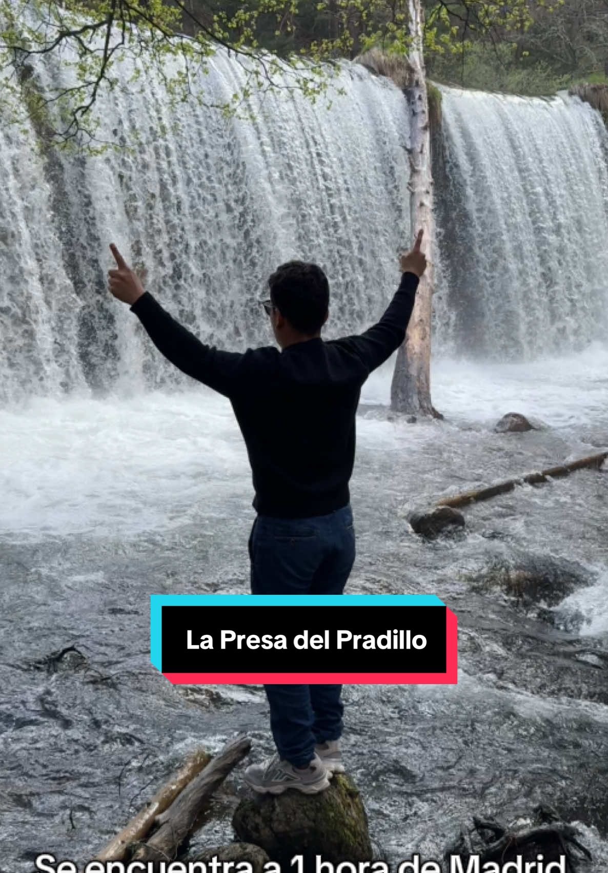 La Presa del Pradillo #parati #presadelpradillo #planesmadrid #ociomadrid #madridtiktok #cascada #sierrademadrid #ruta #españa 