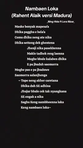 Tak la ghennak yak Mad🥺 Galau berjemaah @hidaaa @babazar #fyppppppp #fypシ゚ #liriklagumadura😍 #laguviral 