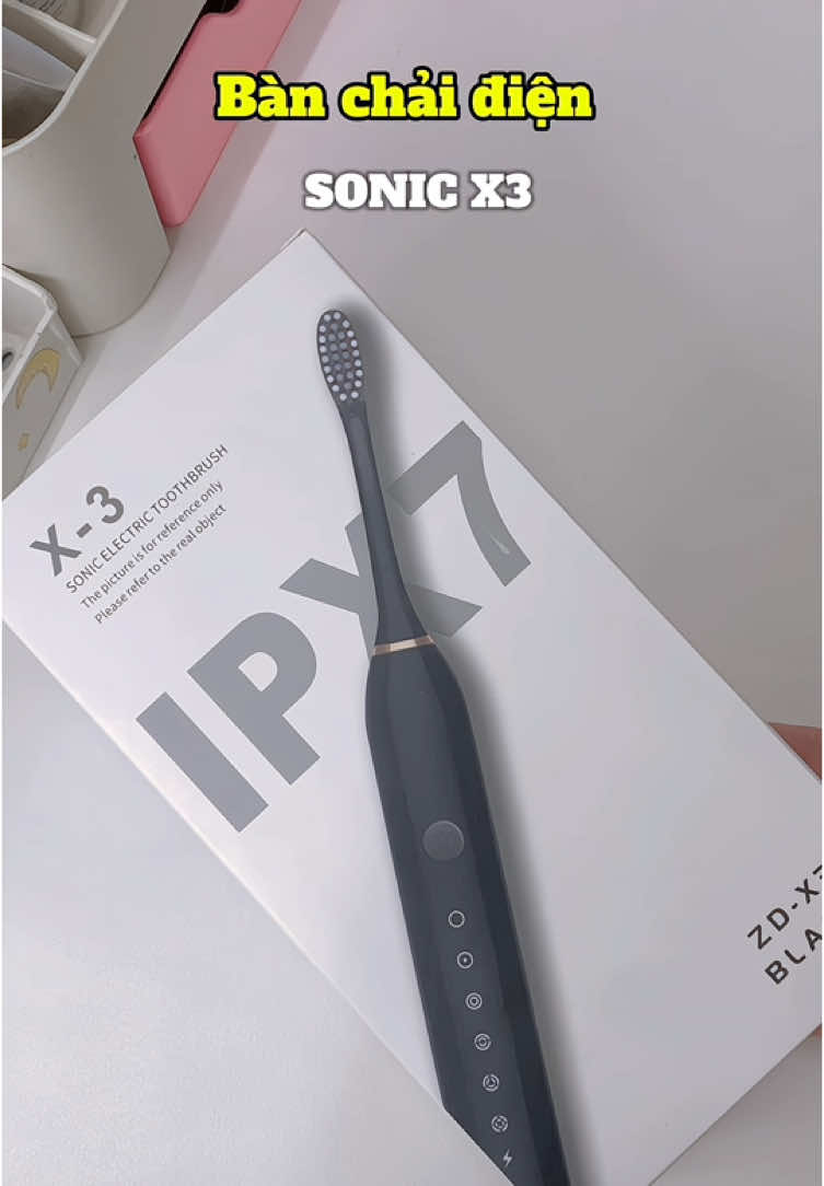 Bàn chải điện Sonic x3 pro #kimthhu #banchaidien #banchaidanhrang #unboxing #review #xuhuong #viral #fyp 