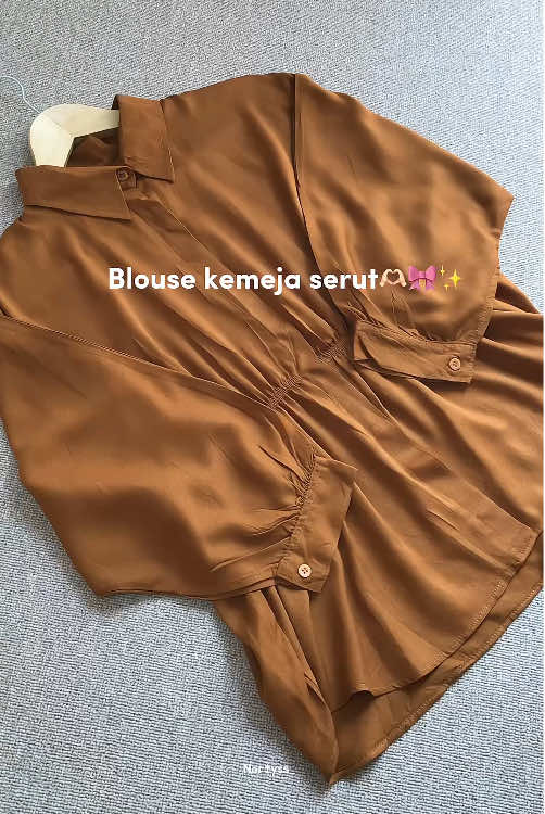 Nyesel bgt dulu beli harga 90k😭skrg harga nya anjlok cepet soldout juga😩😠 #blouse #blousemurah #blousewanita #blouseserut #blousekemeja 