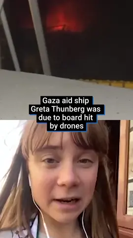 A ship with humanitarian aid which Greta Thunberg was due to board and activists from The Freedom Flotilla Coalition for Gaza was bombed by drones off Malta early on Friday. The Maltese government said after a rescue operation that everyone on board was safe. The group has pointed the finger at Israel, which has yet to comment. #gretathuberg #aid #ship #malta #coast