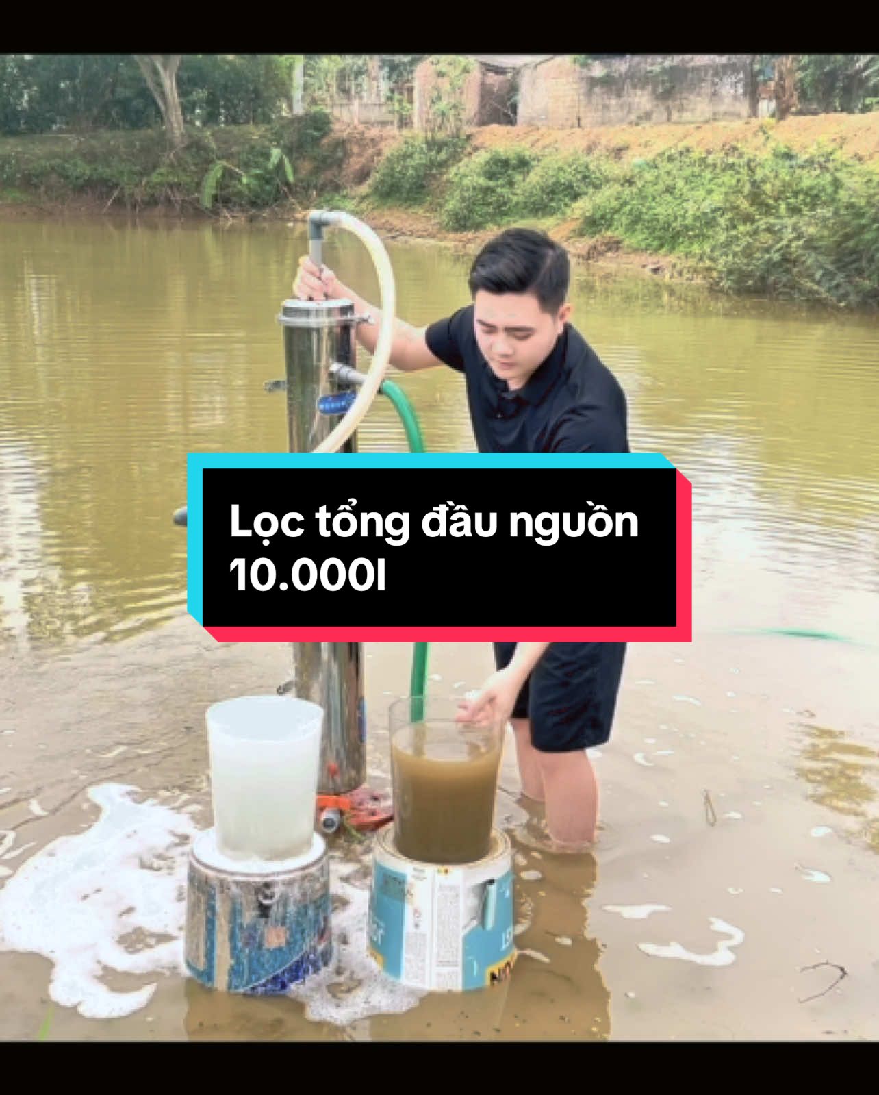 LỌC TỔNG UF 10.000l #xuhuong #ffe #loilocnuoc #loctongdaunguon #dongocquy #chiasecungquy 