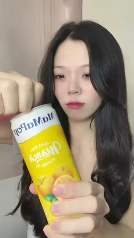 Mời cả nhà uống mamapop cùng mình nha😁 #nuoctraicay #giainhietmuahe #mamapop 