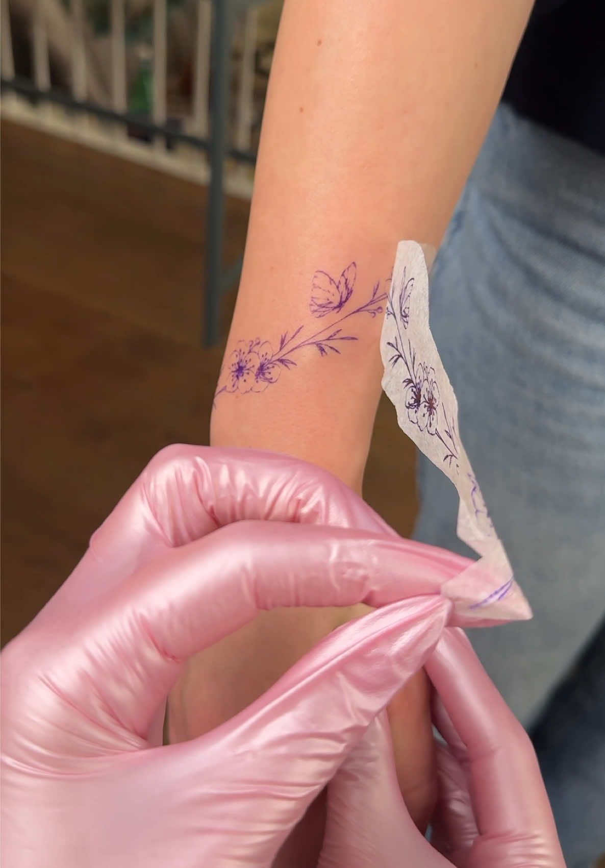 Butterfly Bracelet Tattoo 🌸🦋
