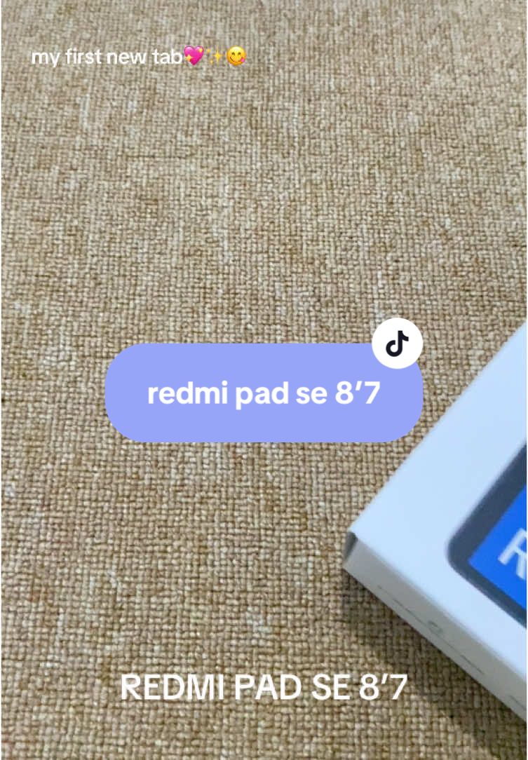 MY NEW TABBBBB XIXIXI #fypシ゚ #fyp #tab #rekomendasitab #redmipadse #fypp #fyppp 