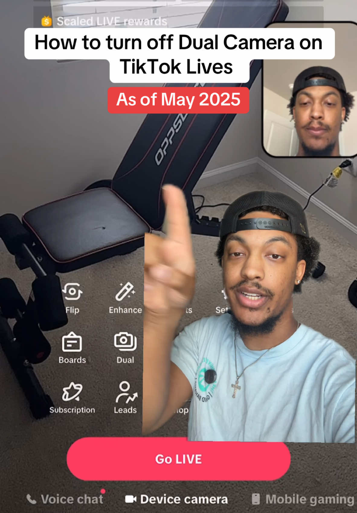 How to turn off/remove dual camera on TikTok live when it doesn’t give you the none option #dualcamera #tiktoktutorial #tiktoklive #TikTokShop #tiktokshopaffiliate #tiktokshoptips #greenscreen #greenscreenvideo 
