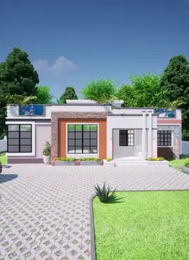 4 bedroom house with a flat roof. 3 bedroom ensuites, spacious kitchen with a pantry, spacious lounge and a cozy dining area #bungalow #4bedroomhouse #Dreamhouses #realestate #howtogetmoreviewers #fyppppppppppppppppppppppp #houseplan #hiddenroof #1millionviewstrick #howtoearnonline #fypシ #smarthomes #howtogetmoreviewers #realestate 