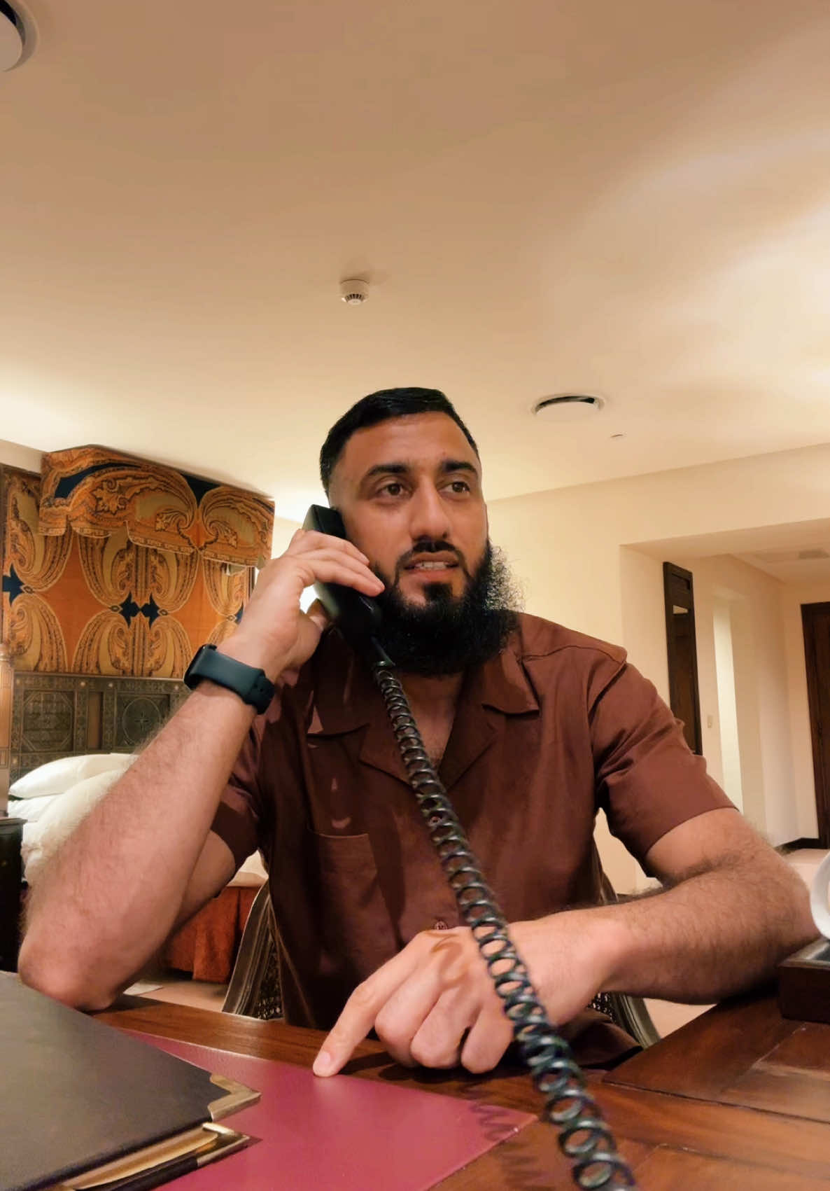 I’m actually not on the phone but it makes for a good prop…