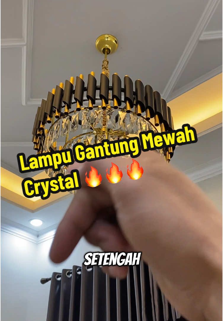 Membalas @nonunee759 Lampu Gantung Crystal Mewah Viral✅ #lampugantung #lampugantungcrystalmurah #lampuhiasgantung #lampucrystal #lampugantungruangtamu #lampugantungviral #lampugantungmewah #lampugantungminimalis #lampugantungmurah #lampuhias #lampuruangtamu 