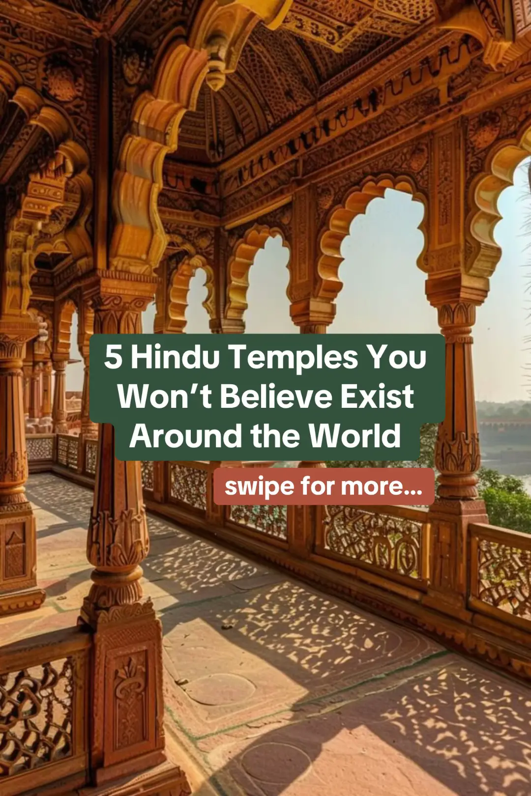 From ancient wonders to modern masterpieces, Hindu temples can be found in every corner of the globe—and their beauty is beyond words. In Part 1 of this series, we explore 5 breathtaking Hindu temples outside India that reflect the global reach and deep devotion of Hindu culture. From the oceanfront cliffs of Bali to the icy skyline of Canada, these temples aren't just places of worship—they're architectural landmarks. Angkor Wat, Cambodia – The largest Hindu temple ever built, originally dedicated to Lord Vishnu, and a symbol of ancient Khmer brilliance. Neasden Temple, London – A stunning white marble temple that brings spiritual calm to the heart of the UK, showcasing intricate Swaminarayan design. Tanah Lot, Bali – A dramatic sea temple dedicated to Lord Shiva, perched on a rock and surrounded by ocean waves—especially mesmerizing at sunset. Swaminarayan Temple, Toronto – Built with hand-carved Italian marble and Turkish limestone, this temple stands as one of the most visually stunning Hindu sanctuaries in North America. Malibu Hindu Temple, California – A South Indian-style temple near Los Angeles, honoring Lord Venkateswara, and a serene spiritual escape surrounded by Californian hills. These temples show how Hinduism’s beauty and spirit live on across borders. Which one amazed you the most? Comment below and stay tuned for Part 2! #hinduism #hindutemple #angkorwat #tanahlot #swaminarayan #travelindia #spiritualtravel #templesoftheworld #hindumythology 