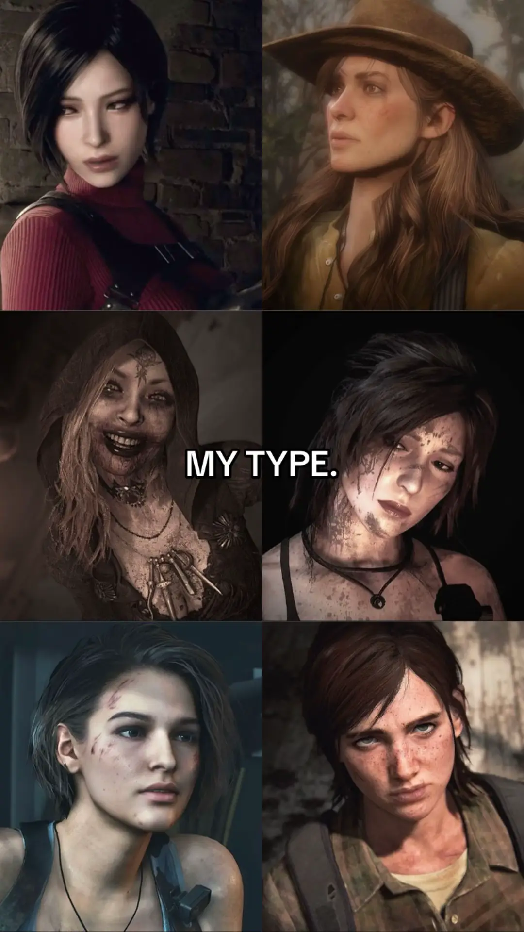 they so fineee #videogame #fyp #foryou #laracroft #jillvalentine #adawong #elliewilliams #sadieadler #noflop #runwaywalk 
