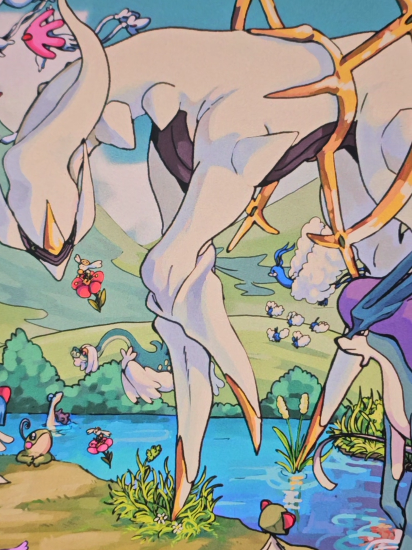 this took so many hours #pokemontcg #pkmn #pokemon #illustration #art 