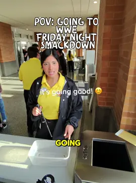 Solo date to a WWE event #solo #pov #fyp #fypage #dayinthelife #Vlog #alone #eating #wrestling 