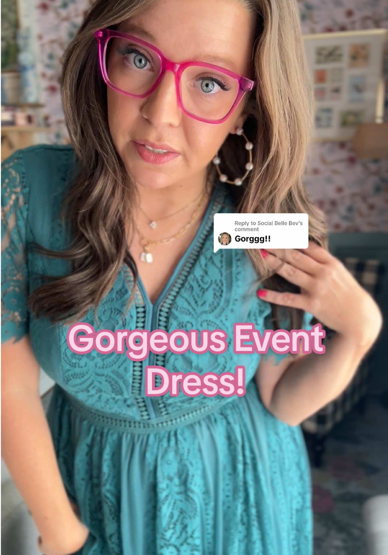 Replying to @Social Belle Bev soooo gorgeous! I love the fit and I love the color options!! #eventdress #eventdresses #bridesmaidsdresses #motherofthebridedress #tiktokshopmothersday 