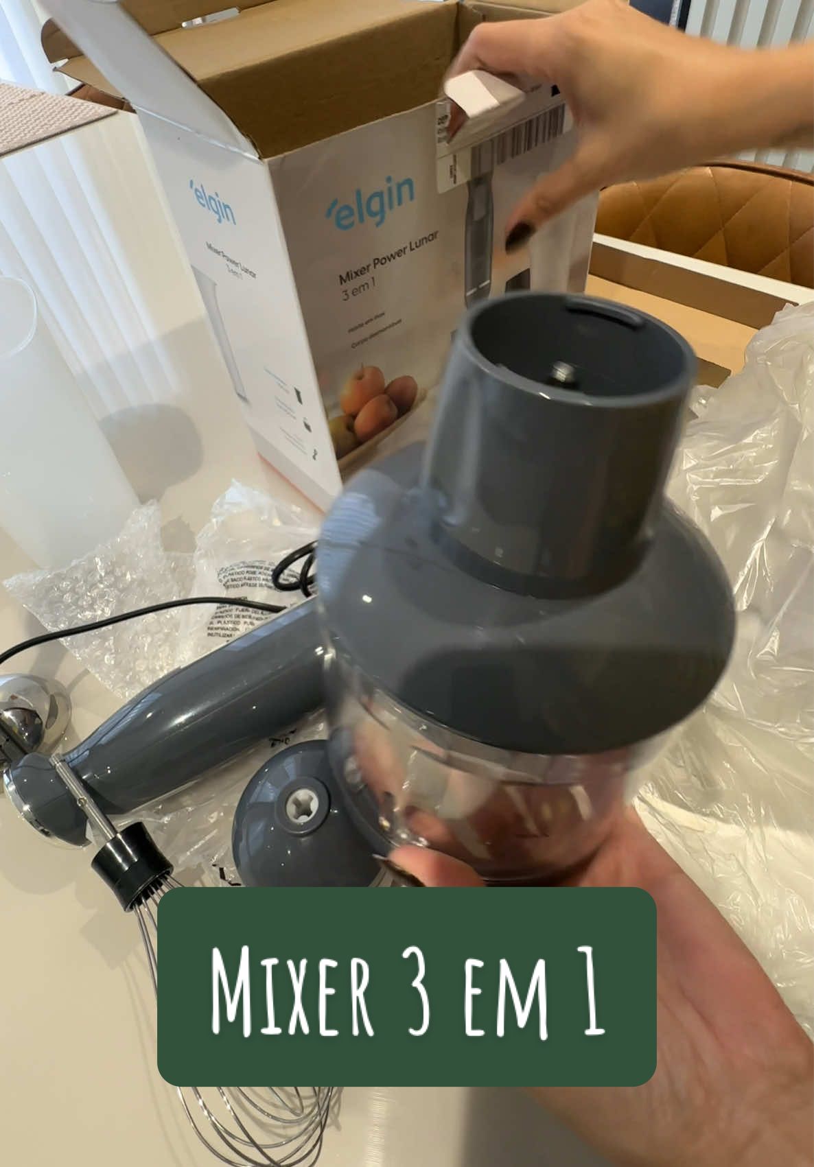 Comprei um mixer 3 em 1 da Elgin 