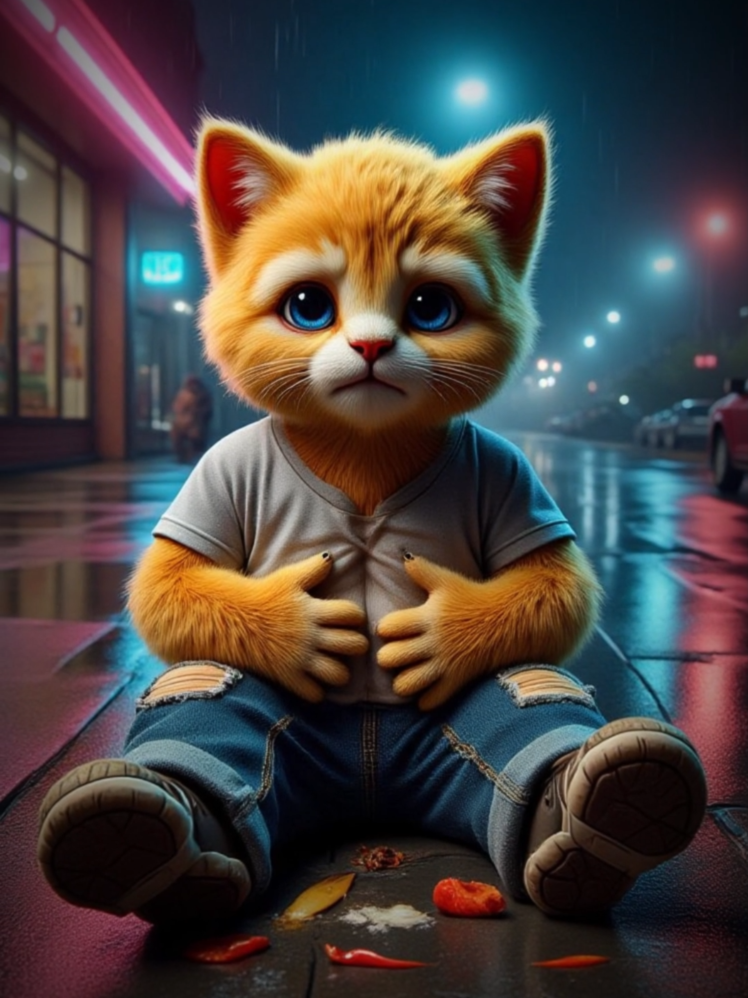 A Última Esperança de um Gato Abandonado  #historiadegatos #gatosfofos #cat #superação #fyp