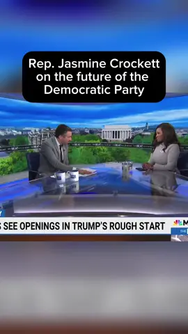 Democratic Congresswoman Jasmine Crockett on the future of the Democratic party and grassroots opposition to President Trump.