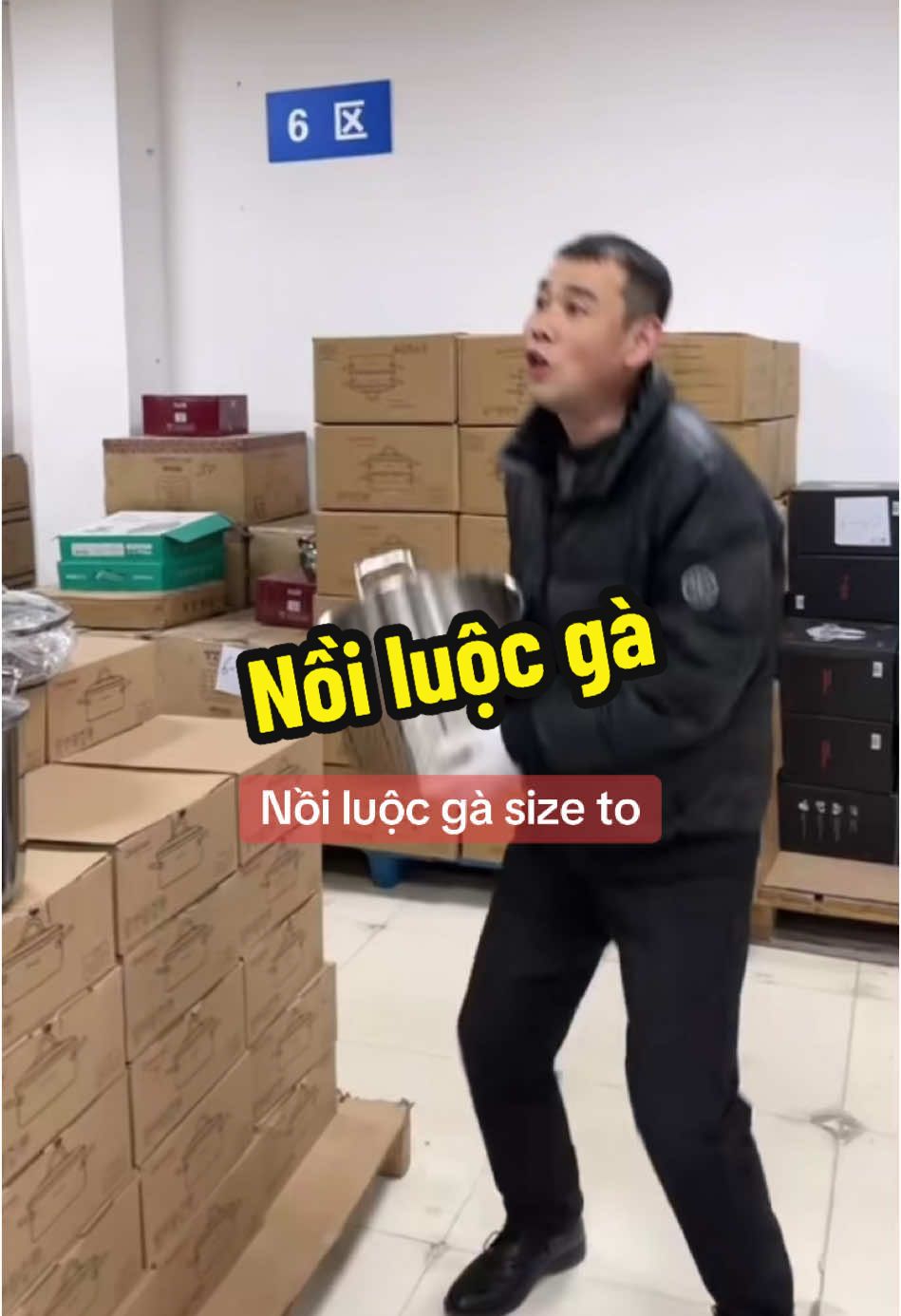 Nồi luộc gà về thêm size #30cm 14L, #32cm 17L # liền khối #chockmen #xuhuong #noiluocga #giadungcaocap 