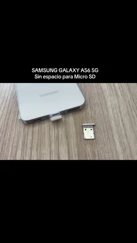El nuevo Samsung GALAXY A56 5G ya no trae espacio para colocar memoria micro SD.  ¿Que tanto usas memoria micro SD en tu Samsung?  ¿Que opinas que Samsung haya quitado esta función en su nuevo lanzamiento de la serie A.?  #samsung #samsunggalaxya56 #android15 #oneui7 #foryoupage #parati #galaxya56 #fytシ #microsd  #microsdcard #unboxingvideo #viral #tendencia 