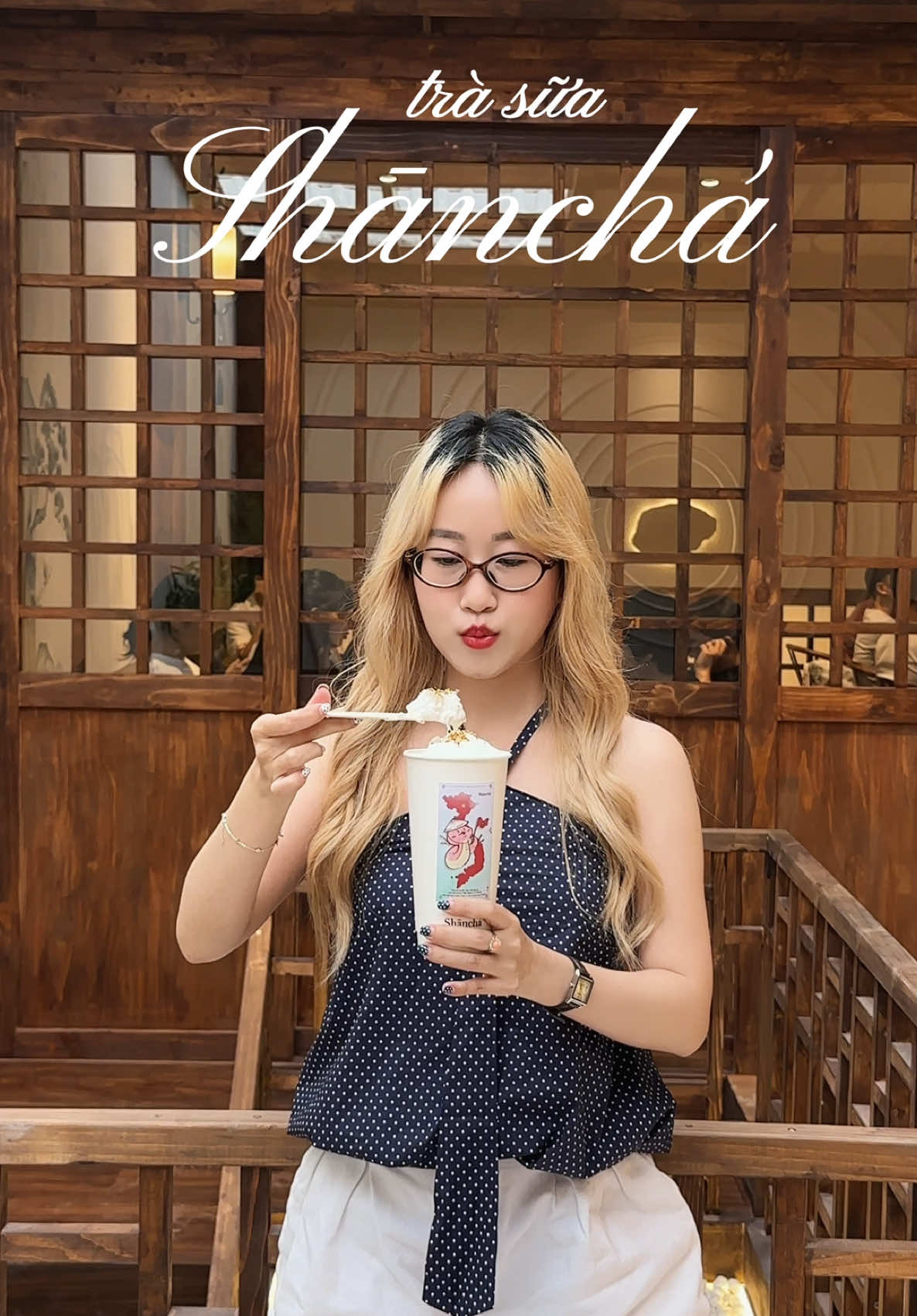 Trà sữa kem bông Shancha nay có không gian mới ngồi lại xịn xò rùi nè. Ngay đường Trần Quốc Thảo lun  #trasua #trasuakembong #shancha #ancungtiktok #saigonfood #fyp 