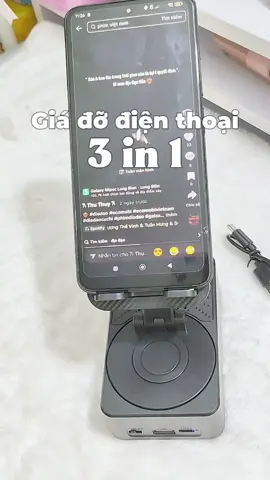 Giá đỡ điện thoại 3 in 1 #giadodienthoai #sacduphong #loabluetooth #giadodienthoai3trong1 #giadodienthoai3in1 #xuhuong #fyp #foryou 