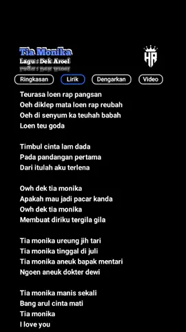 oh dek tia monika 💃💃💃 #liriklagu #lyrics #dj #lirikgoogle #music #lirik #kane #💃💃💃 #lirikvideo #lyricsvideo 