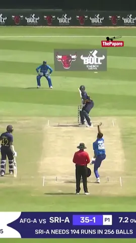 Nuwanidu Fernando chipped in with a crucial fifty for Sri Lanka ‘A’ 👏 #ThePapareCricket #TriSeries #AFGvSL