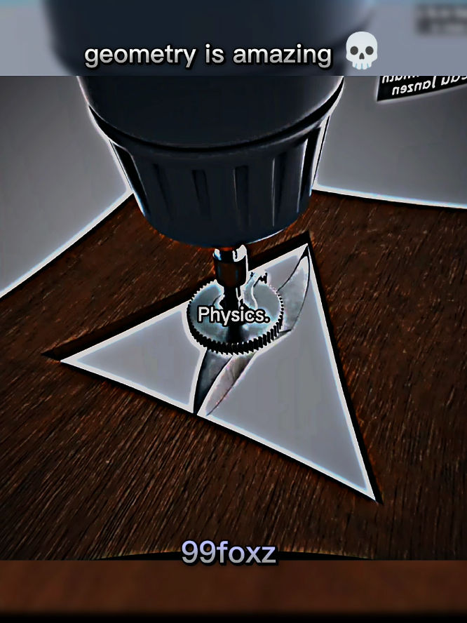 geometry is amazing 💀 #edits #geometry #science #experiment #amazing #physics 