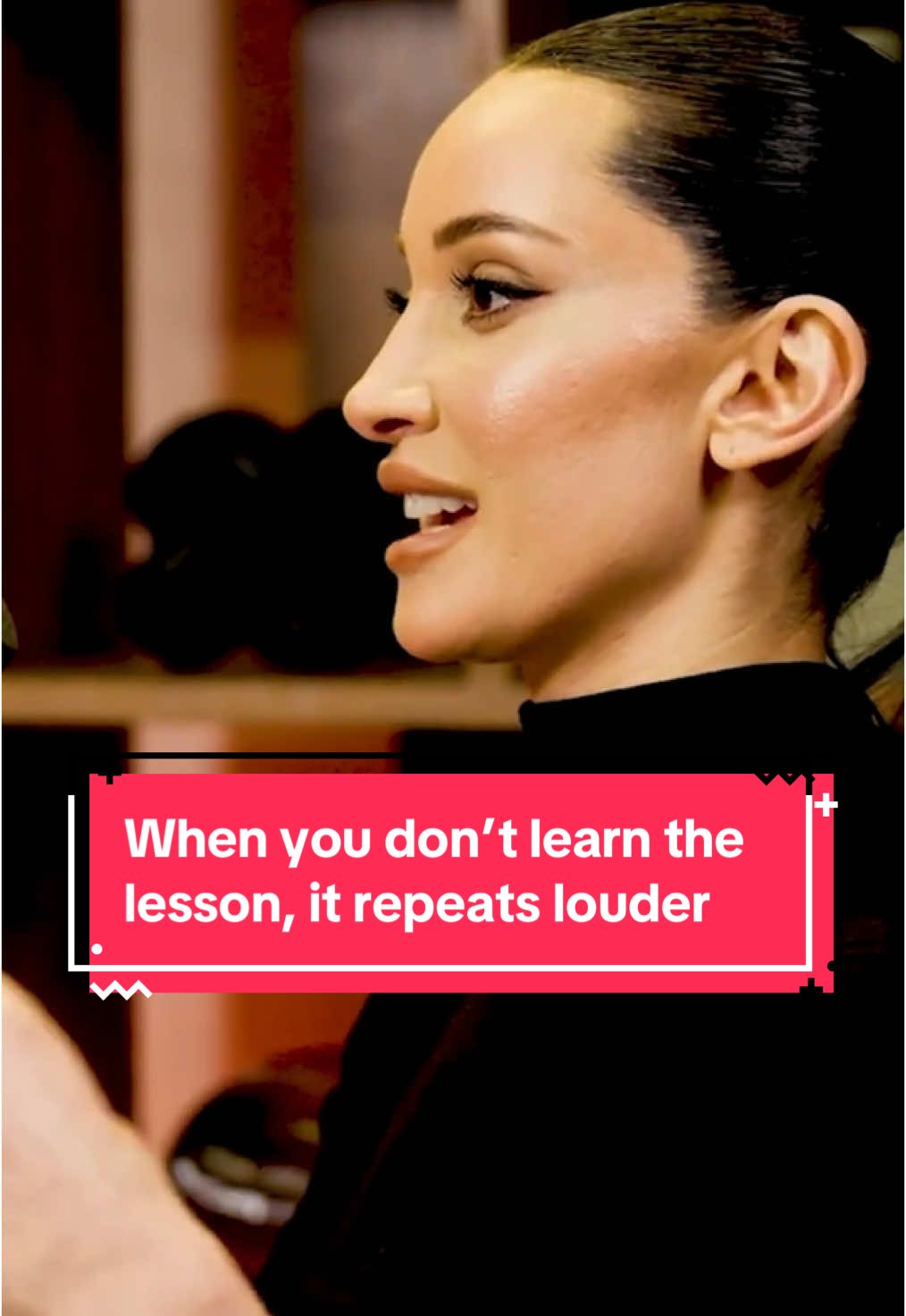 When you don’t learn the lesson, it repeats louder  Want to go deeper on this? My brand new book Confidence: 8 Steps to Realising Your Power is your complete guide to building unshakable self-worth and finally backing yourself. It’s time to step into the life you were always meant for. Available now to order , linked to this post. #lessons #mindset #growth #growing #personaldevelopment #podcast #roxienafousi 