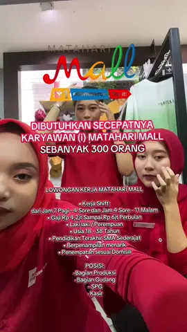 untuk melakukan pendaftaran silahkan klik link di Bio Profil  #lowongankerja #matahari #2025 #4u #infoloker #fyppppppppppppppppppppppp 