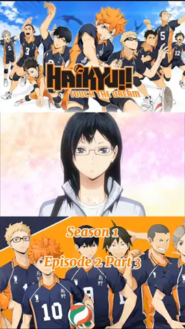 Haikyu | Season 1 | Episode 2 Part 3 [Tagalog Dubbed] #fyp #anime #haikyu #hinata #haikyulover #aimelover