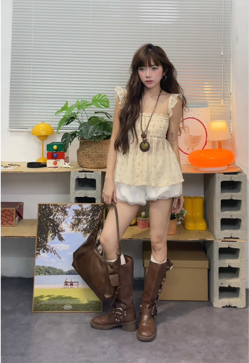 Hè tới là hoa nhí tới 🌷🌸🍃 @Areum.room #areum #fyp#fyptfits #phoidoxinh #summeroutfit  