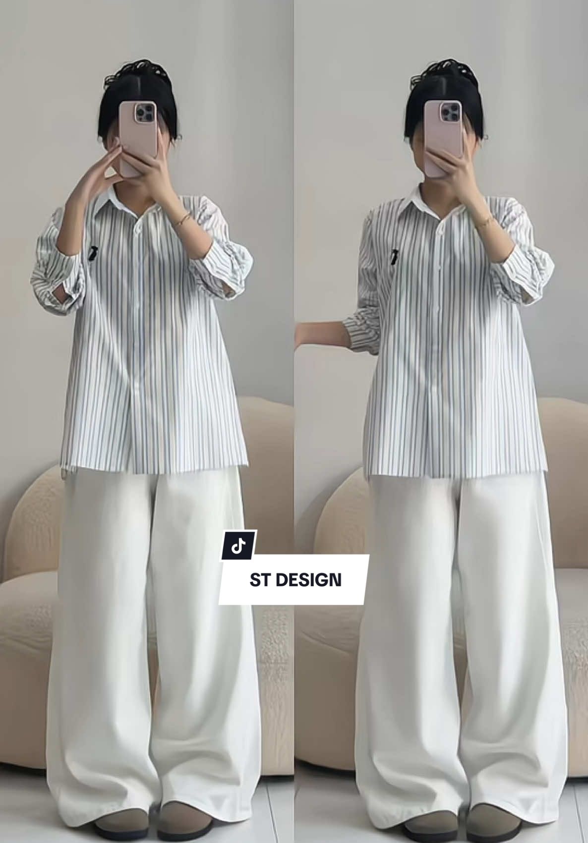 Áo sơ mi kẻ #review #xuhuong #fyp #OOTD #stdesign 