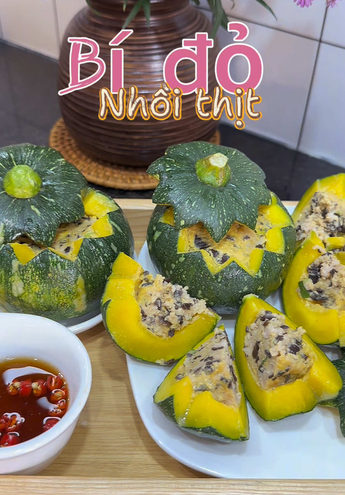 Gợi ý cho các bác một món ăn vừa ngon ngọt lại đẹp mắt nà #bíđỏnhồithịt #cơmnhàhằng #mónngonmỗingày #videoviral #ănngon 