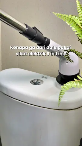 Solusi anti pegel saat membersihkan kamar mandi dengan menggunakan sikat elektrik 9 in 1, yuk check out keranjang kuningnya bun😘