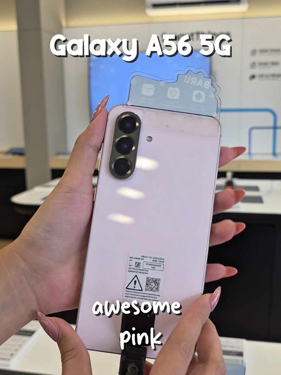 Ini loh handphone viral terbaru di 2025!!! Kameranya gausah di raguin lagi dan udah ada Galaxy AI #awesomegeneration  #samsungmhi #samsung #promosamsung #galaxya56 #galaxya36 #samsungstore #samsunggalaxy #galaxyai #a56 