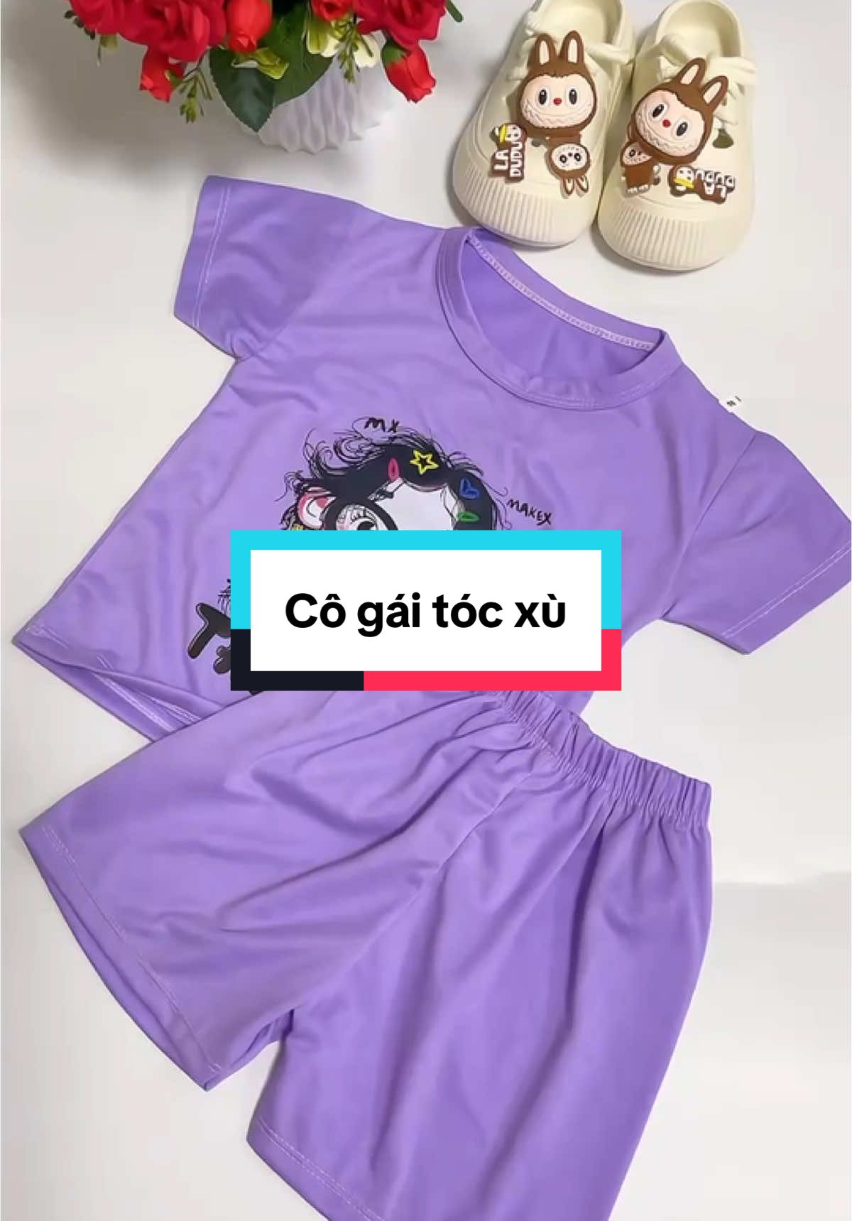 Combo 4 bộ cô gái tóc xù sale giá rẻ tại giỏ hàng #xuhuongtiktok #Tuyettrainghiem12 #thoitrangtreem #mevabe #quanaotreem #xuhuong #combo4bo 