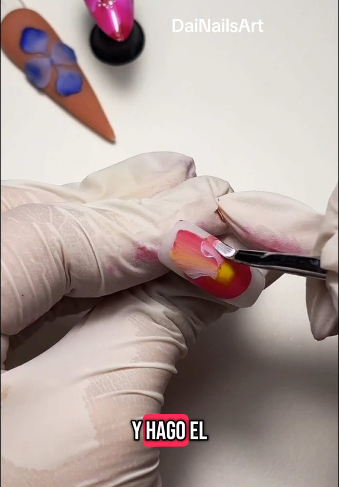 Cómo hacer flores camaelón #CapCut #nailflowertutorial #nailartist #nailartlover #nailtutorials 