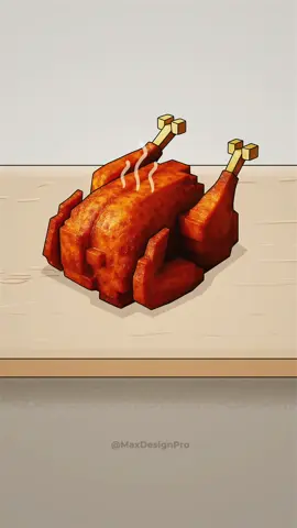 They Ate Chicken Cooked With Lava! #maxdesignpro #animation #Minecraft