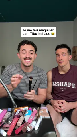 J’ai laissé @Tibo InShape me maquiller,  J’invite qui la prochaine fois ? 😂 Produits :  @NYX COSMETICS FRANCE  @Maybelline France  @niceworkparisoff  @Anastasia Beverly Hills  
