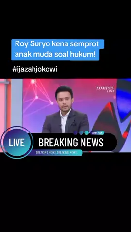 Roy Suryo kena semprot anak muda soal hukum! Perdebatan panas soal ijazah Jokowi sampai ke ranah publik. Siapa yang benar? Publik pun ikut menilai. #roysuryo #ijazahjokowi #ottohasibuan #politikindonesia #fyppppppppppppppppppppppp #debatpublik #kontroversi