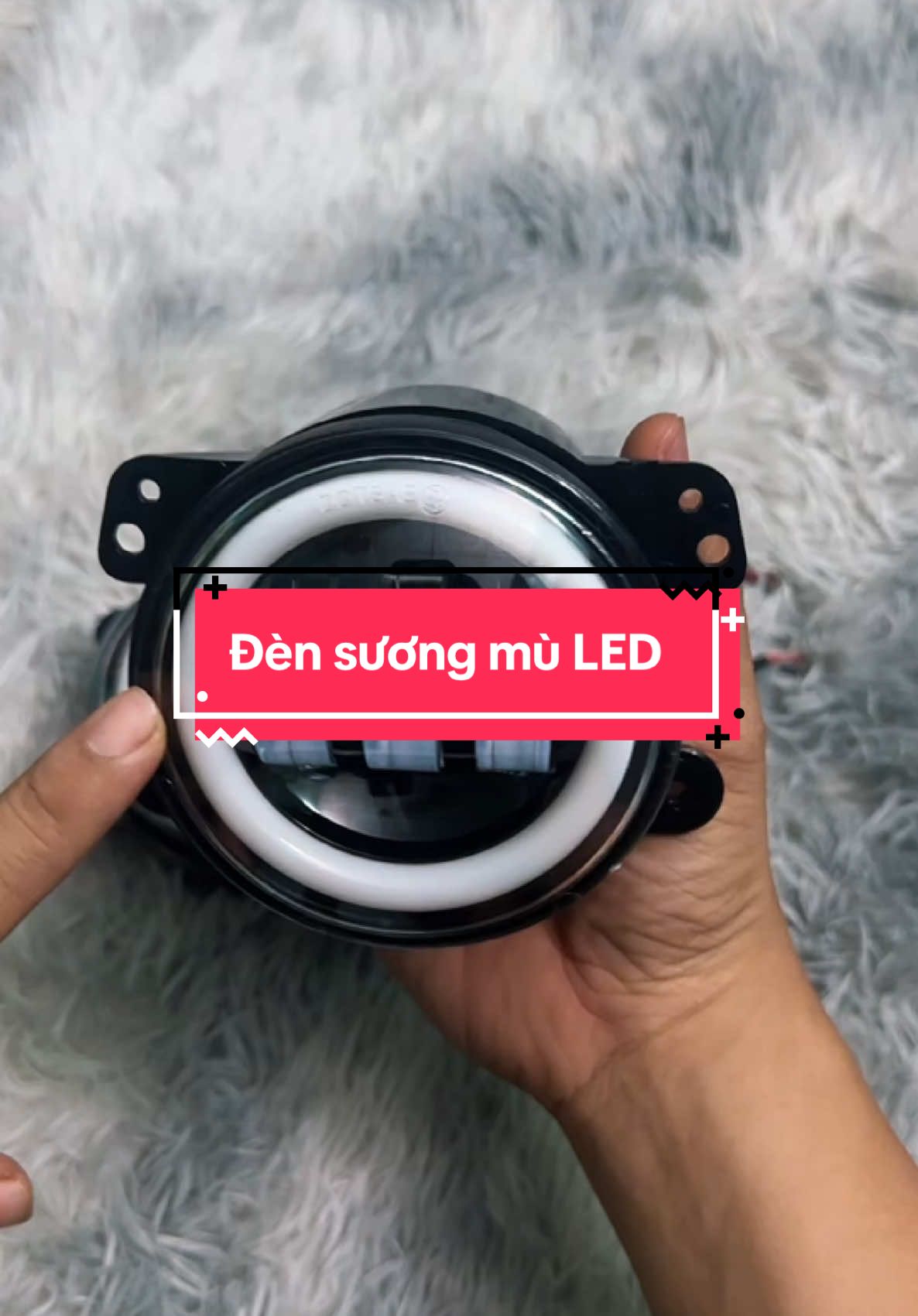 Đèn sương mù LED, 4 inch, Công xuất 30w dùng điện từ 9v tới 30v#k2dochoixe #dochoixetai #densuongmu #denledphasuong #dengam 