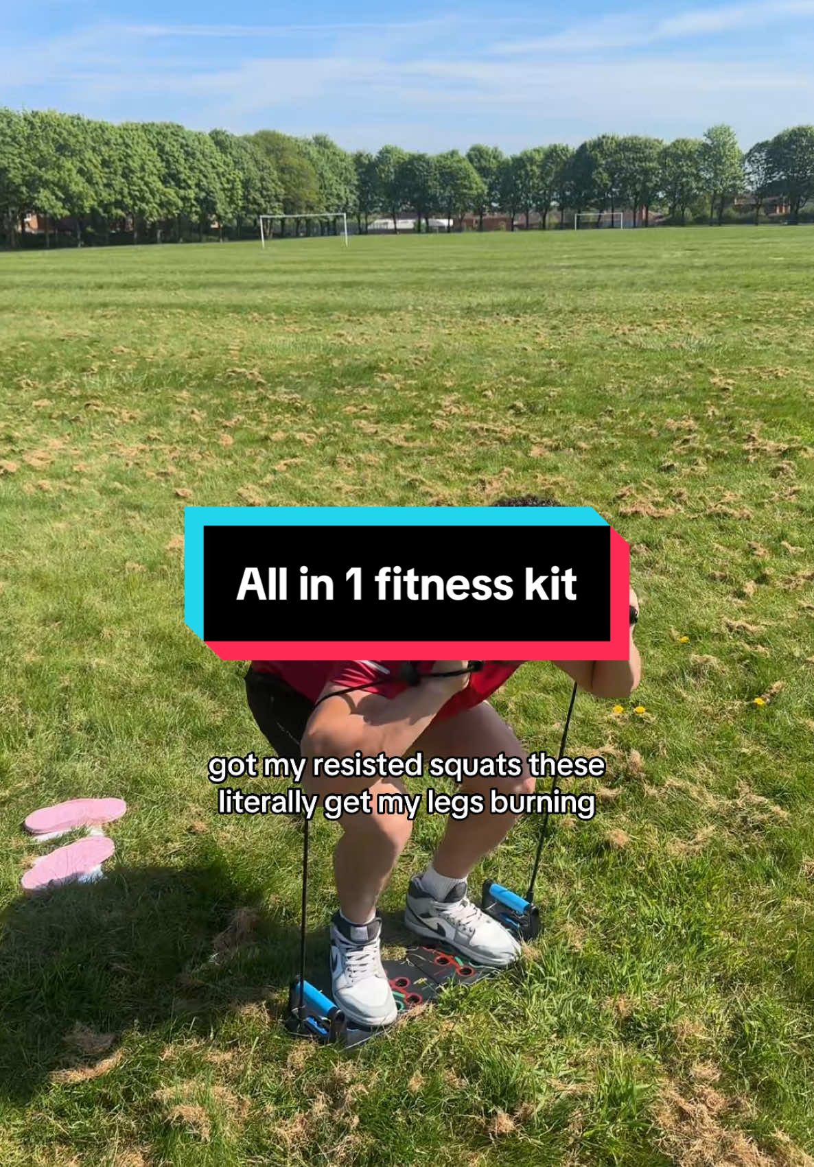 This all in 1 fitness kit has saved me a fortune on gym memberships #allin1gymkit 