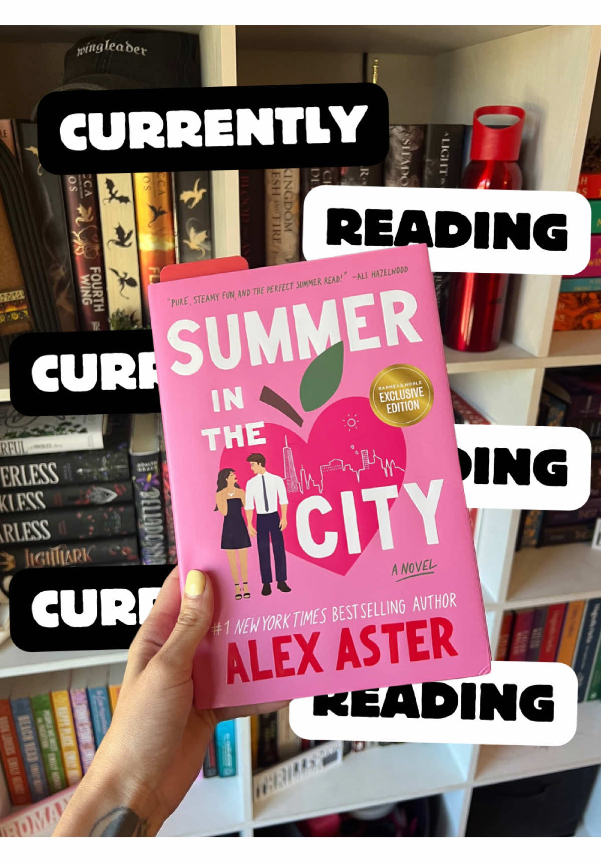 What are you currently reading? Summer in the city by Alex Aster #books #bookish #BookTok #book #bookworm #summerinthecity #alexaster 