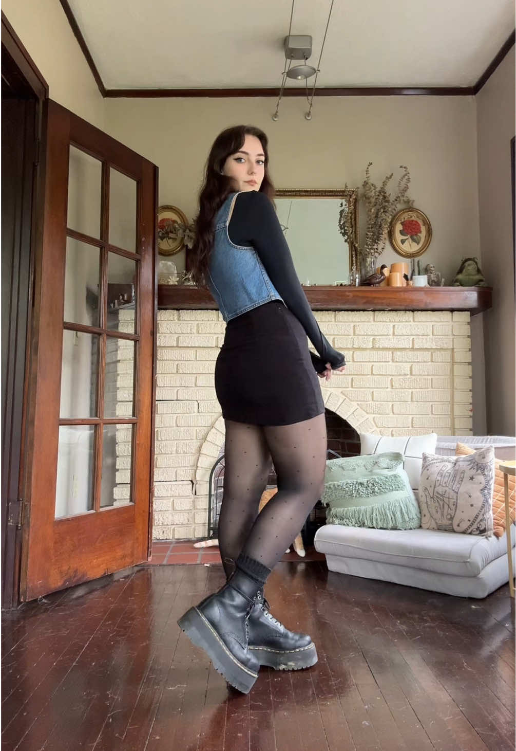 pls ignore the mud on my boots #OOTD #outfitinspo #altfashion #outfitideas #wlw  