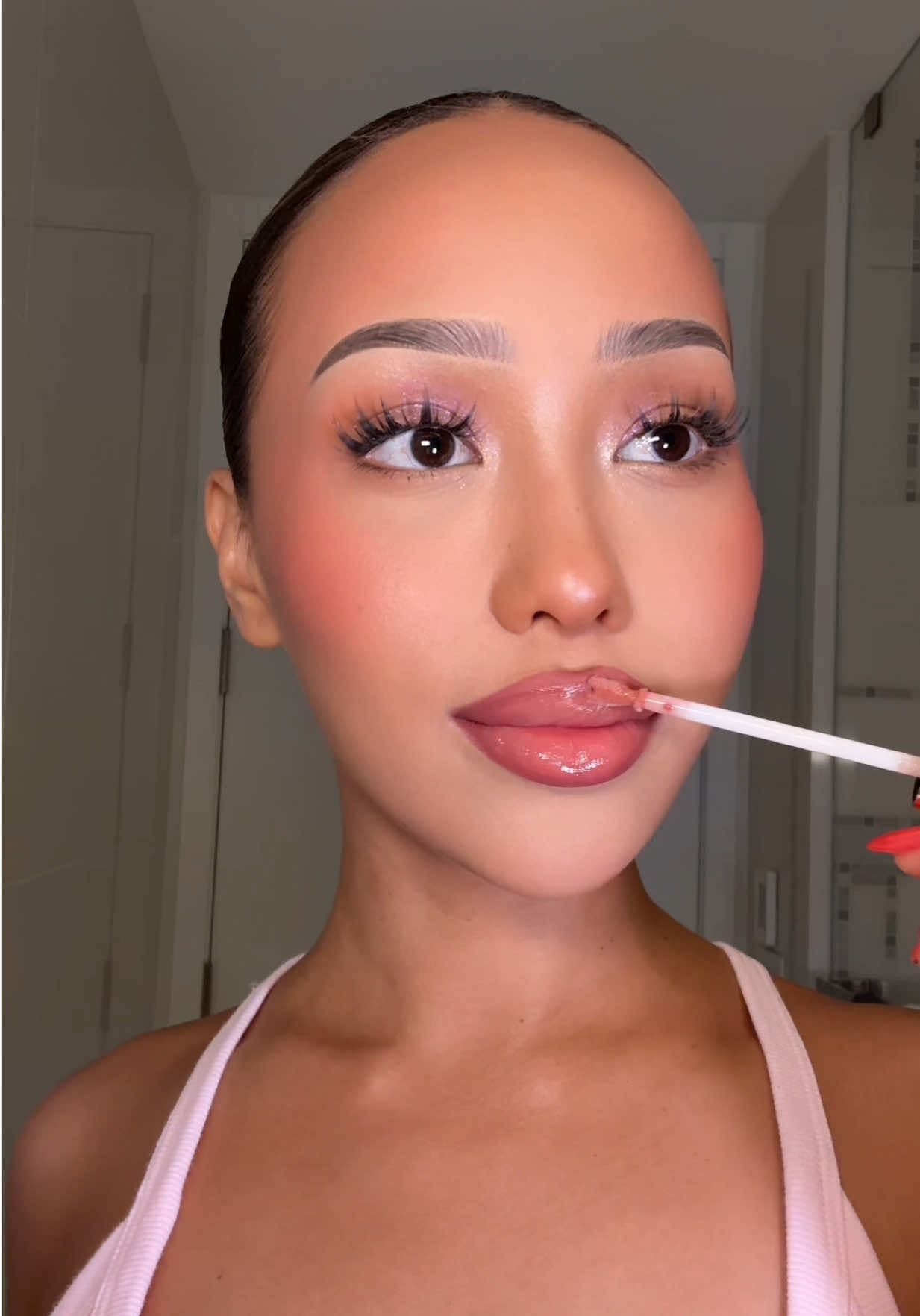 Full face of @Charlotte Tilbury 🩷 #makeup